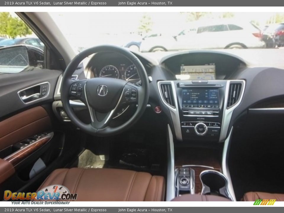 2019 Acura TLX V6 Sedan Lunar Silver Metallic / Espresso Photo #27