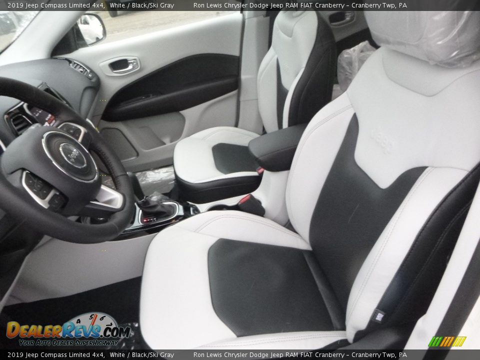 2019 Jeep Compass Limited 4x4 White / Black/Ski Gray Photo #13