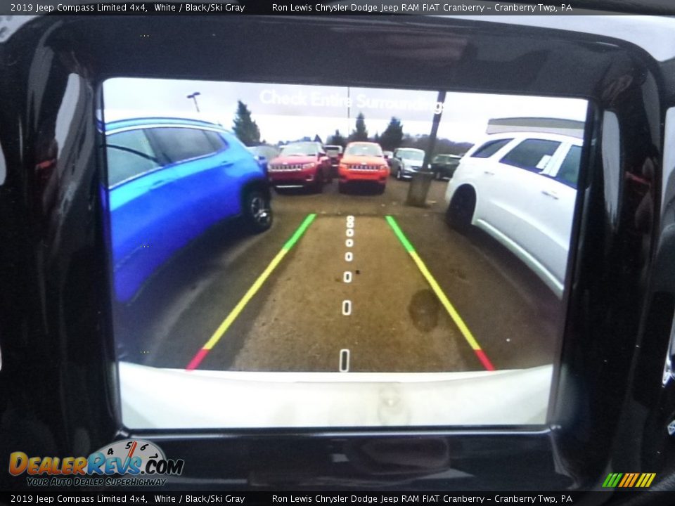 2019 Jeep Compass Limited 4x4 White / Black/Ski Gray Photo #18