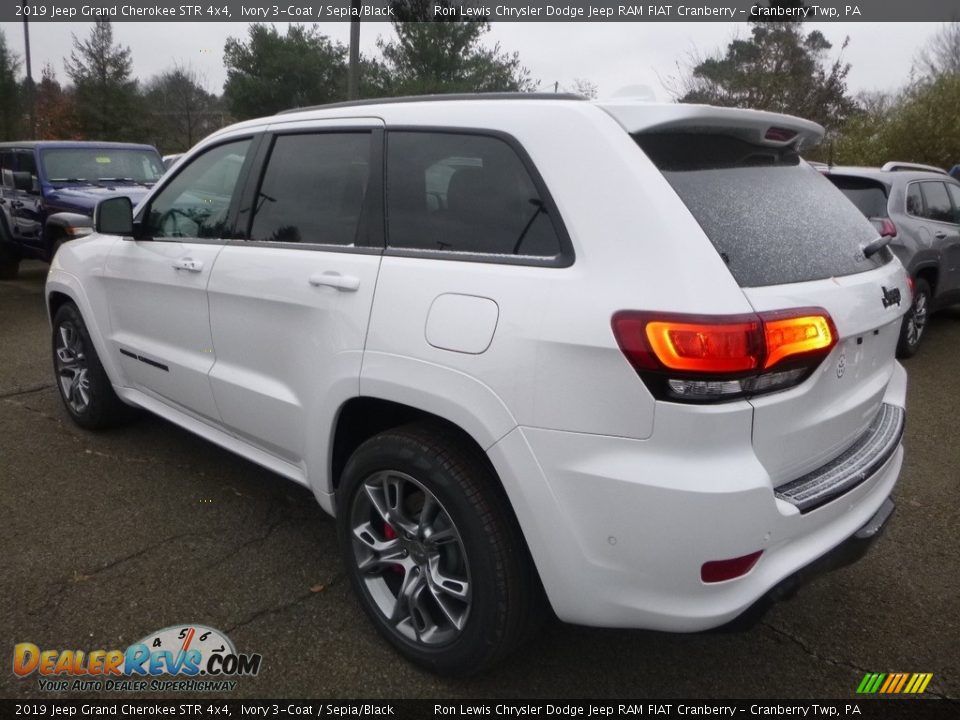 2019 Jeep Grand Cherokee STR 4x4 Ivory 3-Coat / Sepia/Black Photo #4