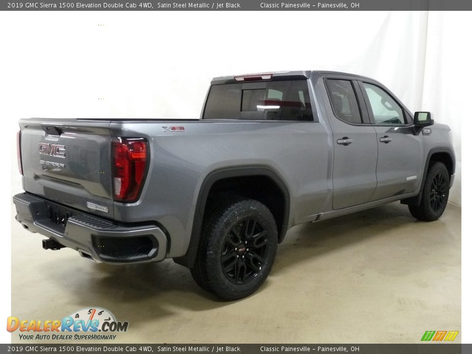 2019 GMC Sierra 1500 Elevation Double Cab 4WD Satin Steel Metallic / Jet Black Photo #2