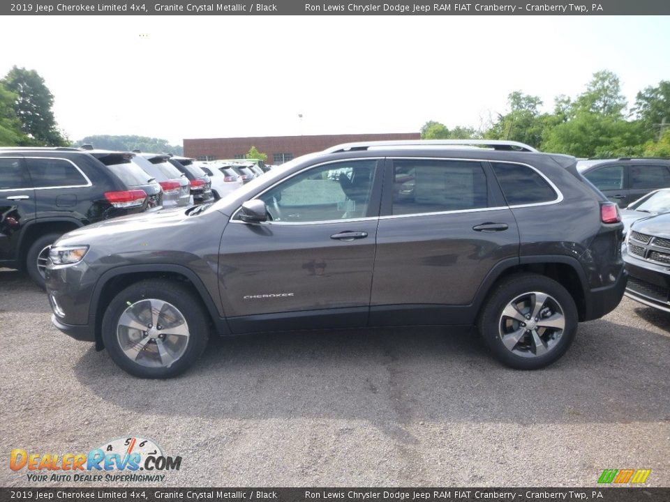 2019 Jeep Cherokee Limited 4x4 Granite Crystal Metallic / Black Photo #2