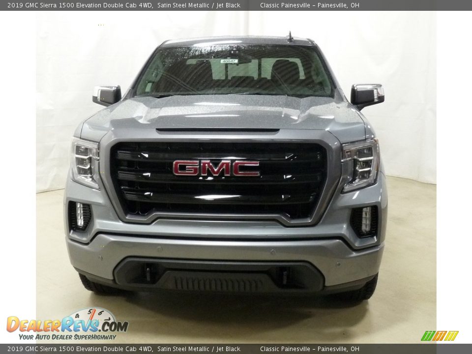 2019 GMC Sierra 1500 Elevation Double Cab 4WD Satin Steel Metallic / Jet Black Photo #4