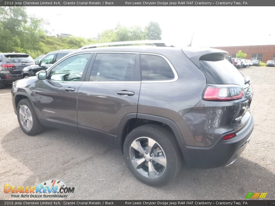 2019 Jeep Cherokee Limited 4x4 Granite Crystal Metallic / Black Photo #3