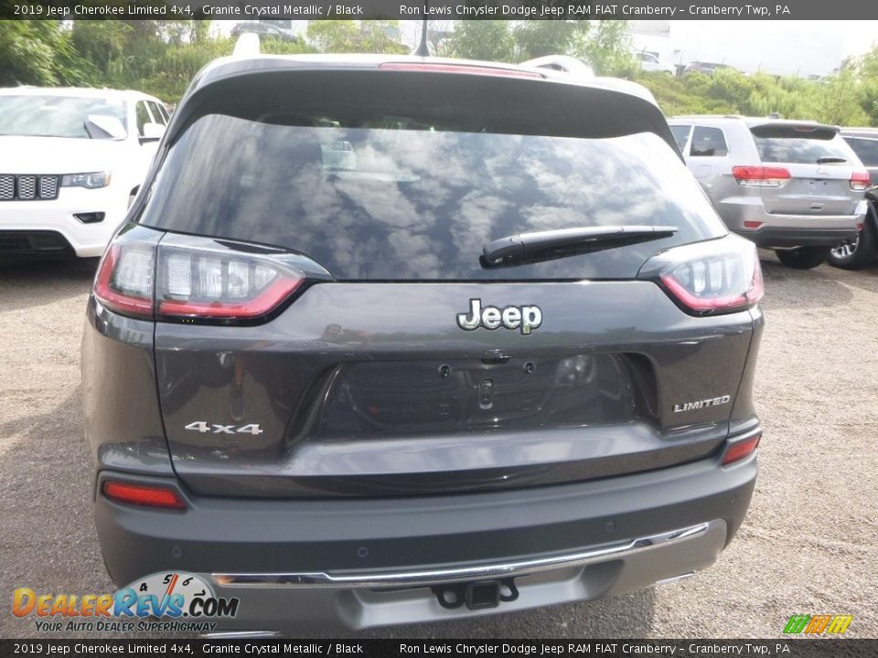 2019 Jeep Cherokee Limited 4x4 Granite Crystal Metallic / Black Photo #4
