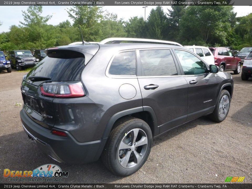 2019 Jeep Cherokee Limited 4x4 Granite Crystal Metallic / Black Photo #5