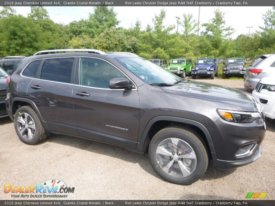 2019 Jeep Cherokee Limited 4x4 Granite Crystal Metallic / Black Photo #7
