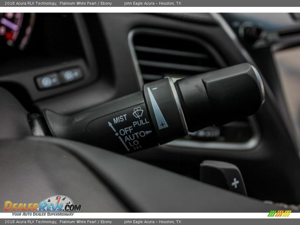 2018 Acura RLX Technology Platinum White Pearl / Ebony Photo #36
