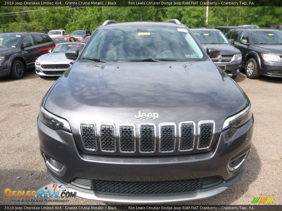 2019 Jeep Cherokee Limited 4x4 Granite Crystal Metallic / Black Photo #8
