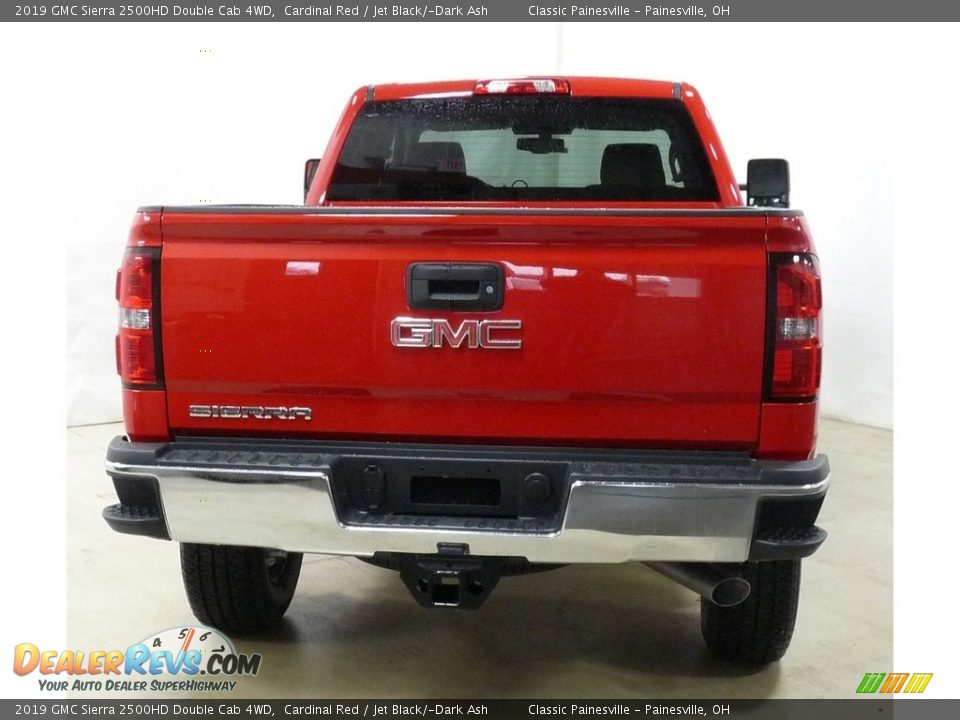 2019 GMC Sierra 2500HD Double Cab 4WD Cardinal Red / Jet Black/­Dark Ash Photo #3