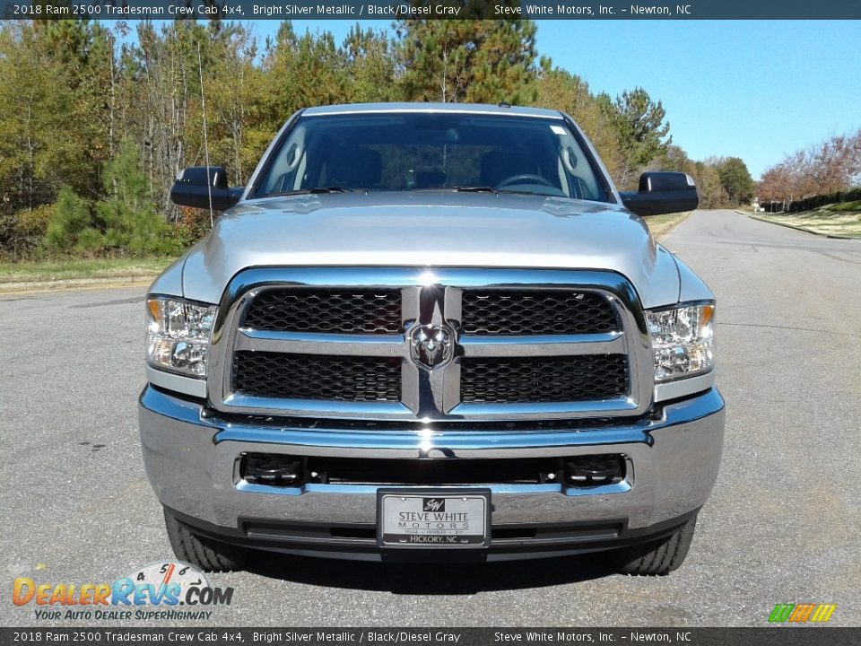 2018 Ram 2500 Tradesman Crew Cab 4x4 Bright Silver Metallic / Black/Diesel Gray Photo #3