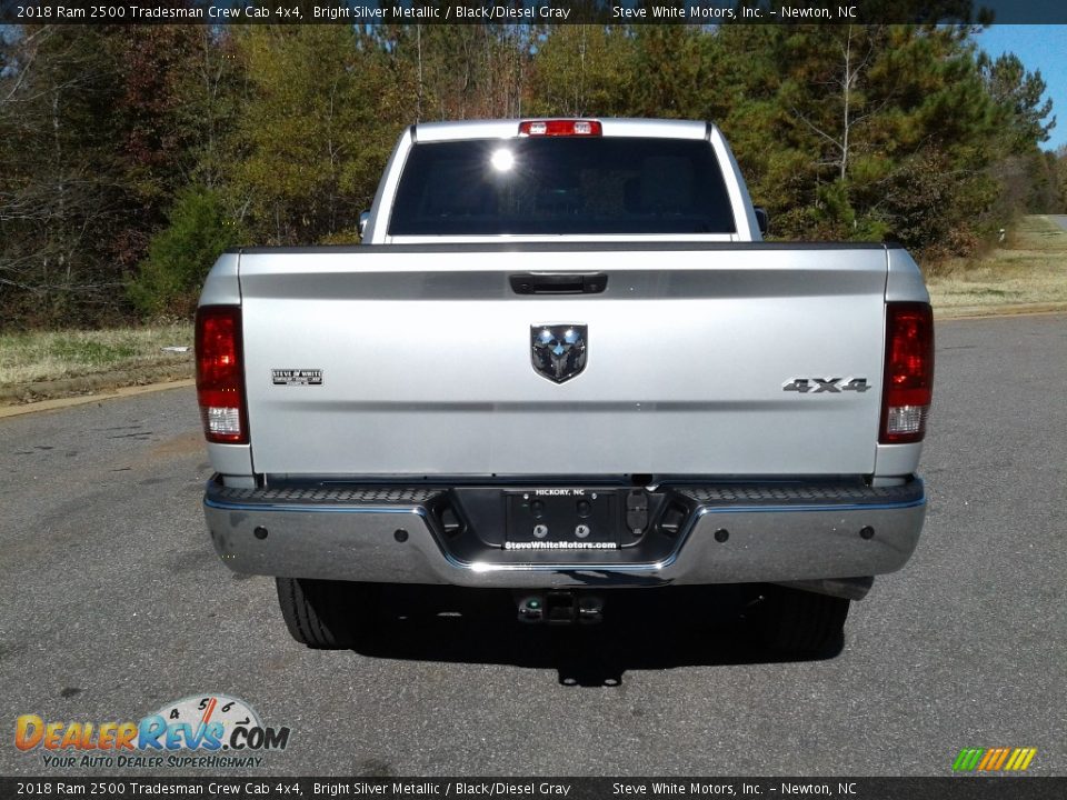 2018 Ram 2500 Tradesman Crew Cab 4x4 Bright Silver Metallic / Black/Diesel Gray Photo #7