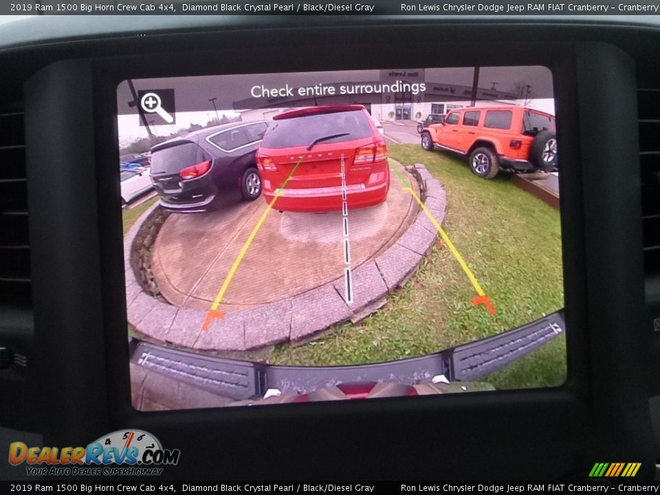 2019 Ram 1500 Big Horn Crew Cab 4x4 Diamond Black Crystal Pearl / Black/Diesel Gray Photo #17