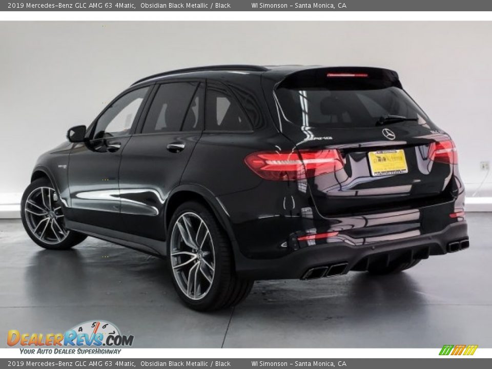 2019 Mercedes-Benz GLC AMG 63 4Matic Obsidian Black Metallic / Black Photo #2