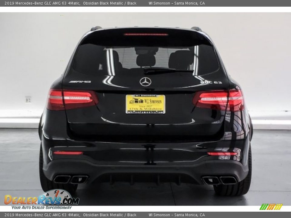 2019 Mercedes-Benz GLC AMG 63 4Matic Obsidian Black Metallic / Black Photo #3