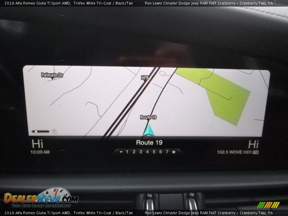 Navigation of 2019 Alfa Romeo Giulia Ti Sport AWD Photo #21