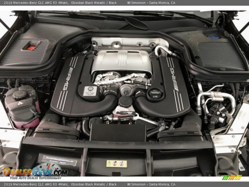 2019 Mercedes-Benz GLC AMG 63 4Matic 4.0 Liter AMG biturbo DOHC 32-Valve VVT V8 Engine Photo #8