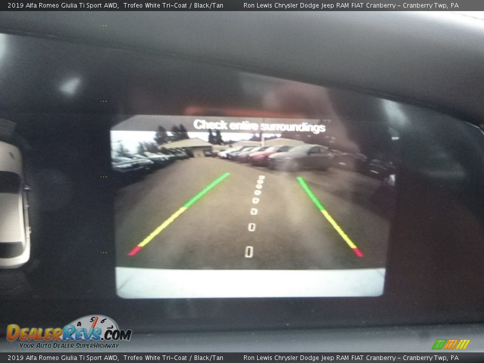 2019 Alfa Romeo Giulia Ti Sport AWD Trofeo White Tri-Coat / Black/Tan Photo #22