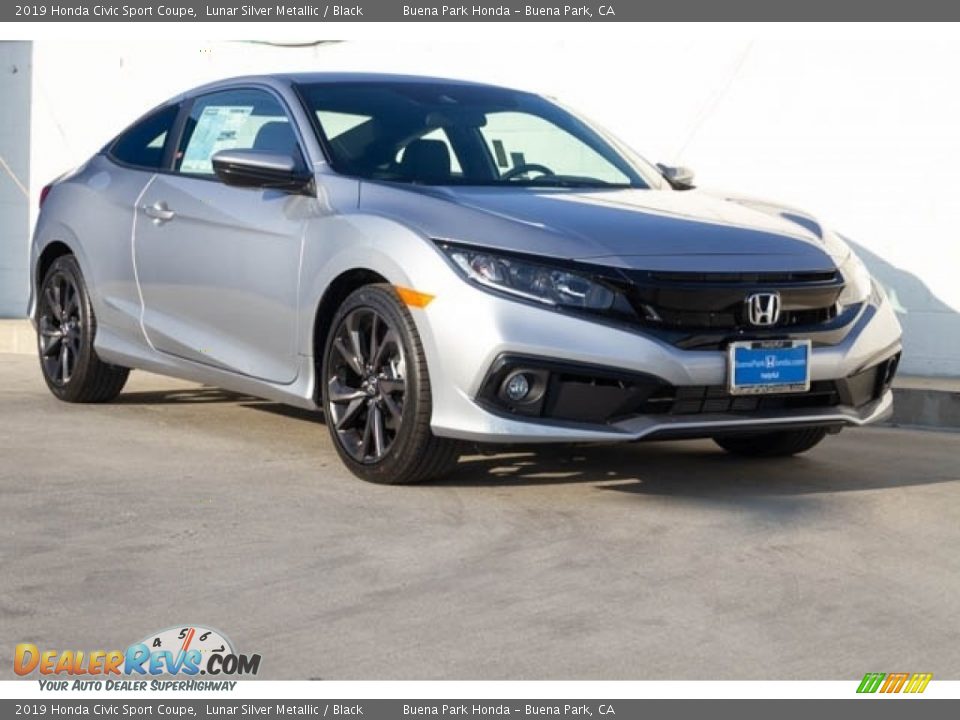 Front 3/4 View of 2019 Honda Civic Sport Coupe Photo #1