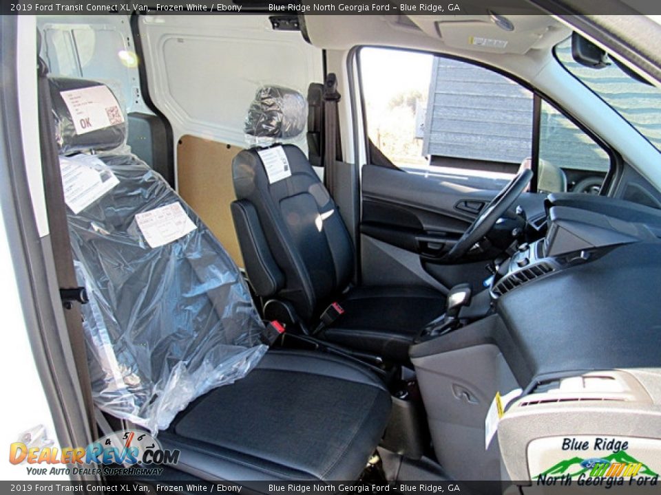 Ebony Interior - 2019 Ford Transit Connect XL Van Photo #13