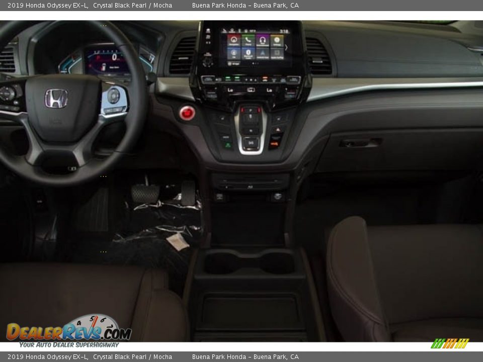 2019 Honda Odyssey EX-L Crystal Black Pearl / Mocha Photo #11