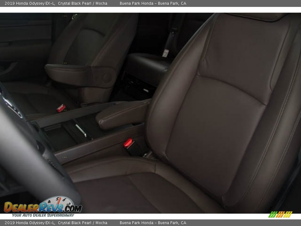2019 Honda Odyssey EX-L Crystal Black Pearl / Mocha Photo #14