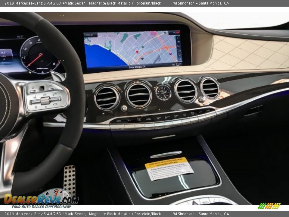Dashboard of 2019 Mercedes-Benz S AMG 63 4Matic Sedan Photo #5
