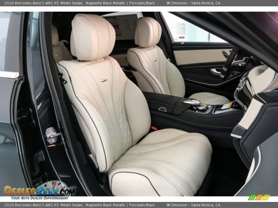 Porcelain/Black Interior - 2019 Mercedes-Benz S AMG 63 4Matic Sedan Photo #6