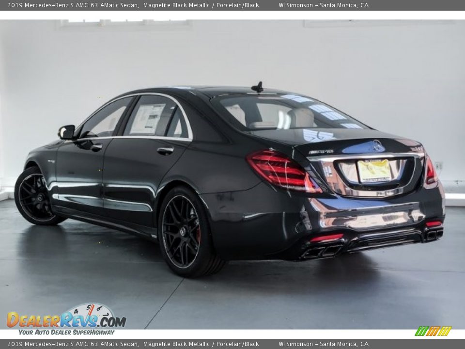 2019 Mercedes-Benz S AMG 63 4Matic Sedan Magnetite Black Metallic / Porcelain/Black Photo #10