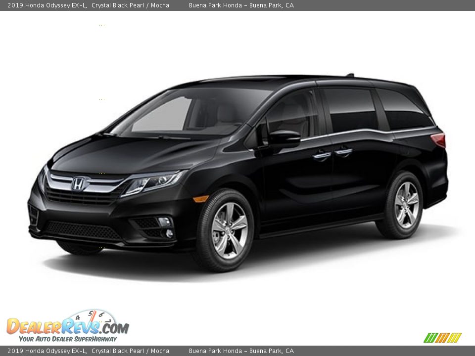 2019 Honda Odyssey EX-L Crystal Black Pearl / Mocha Photo #31