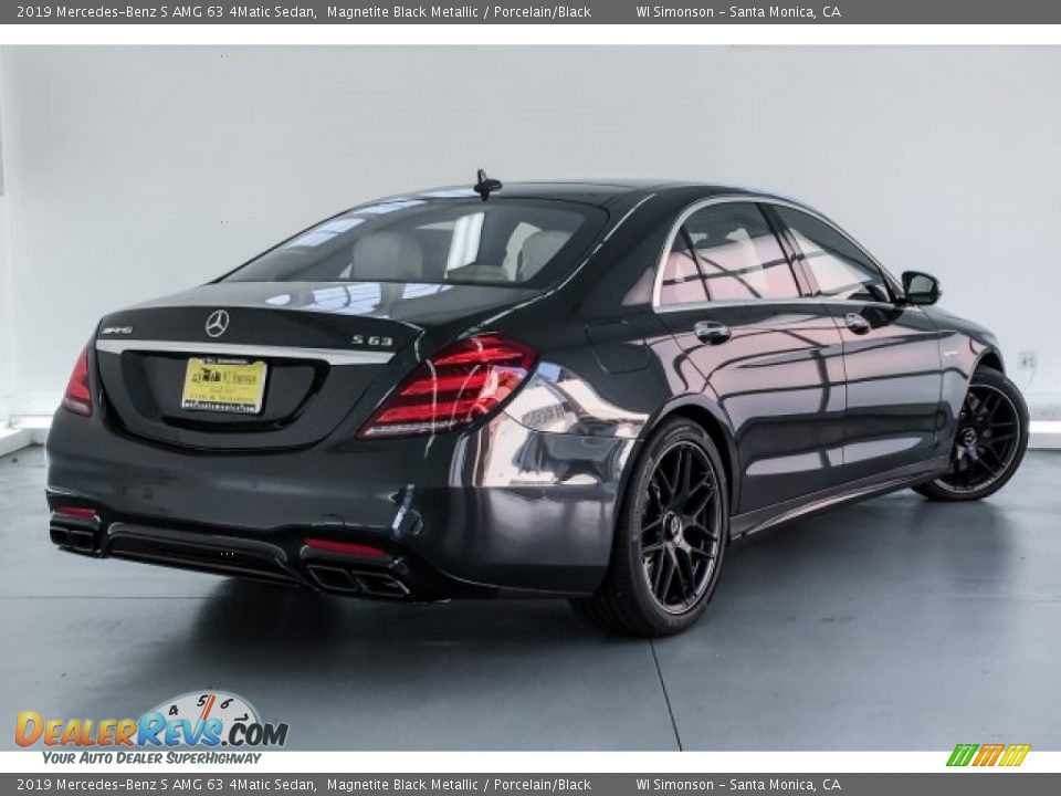 2019 Mercedes-Benz S AMG 63 4Matic Sedan Magnetite Black Metallic / Porcelain/Black Photo #16