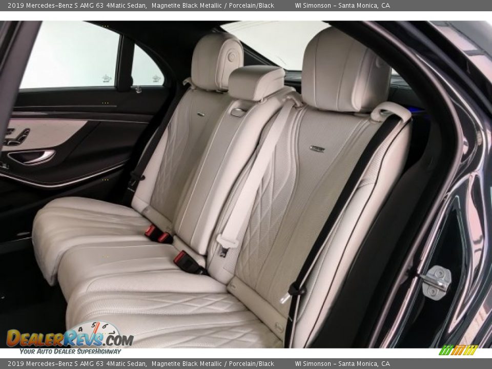 Rear Seat of 2019 Mercedes-Benz S AMG 63 4Matic Sedan Photo #17
