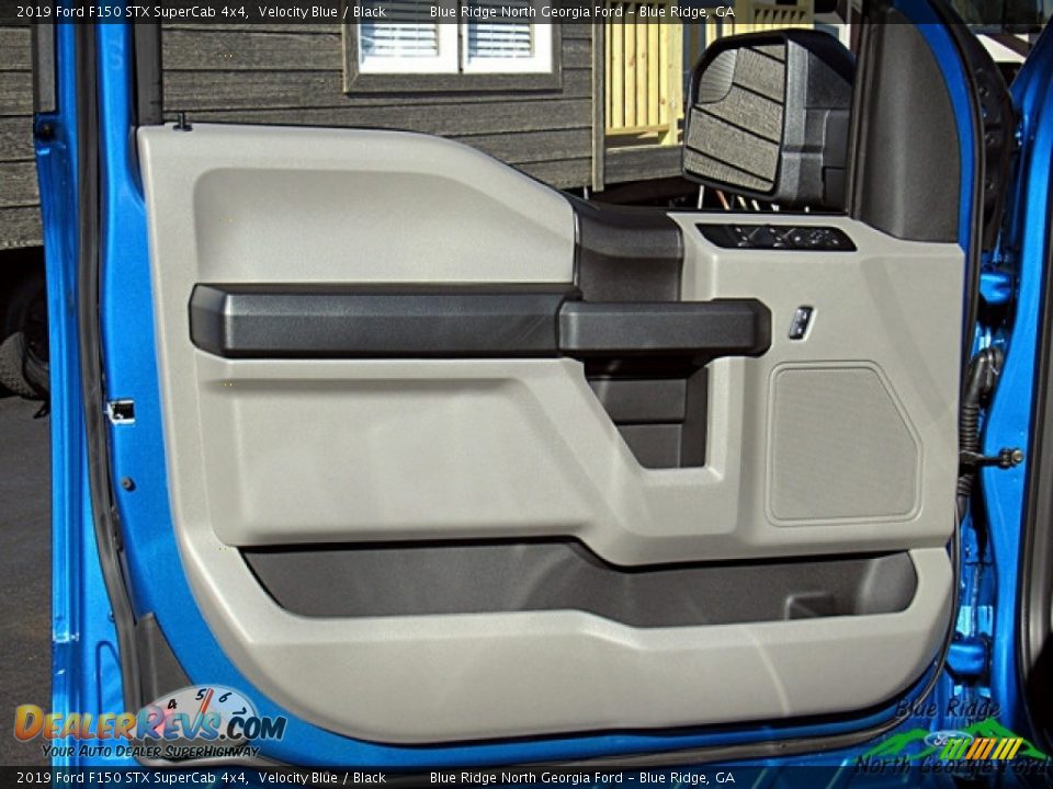 2019 Ford F150 STX SuperCab 4x4 Velocity Blue / Black Photo #10