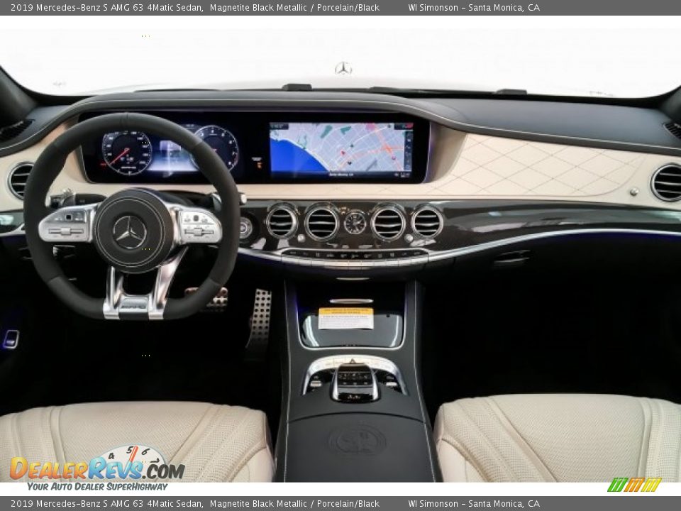 Dashboard of 2019 Mercedes-Benz S AMG 63 4Matic Sedan Photo #18