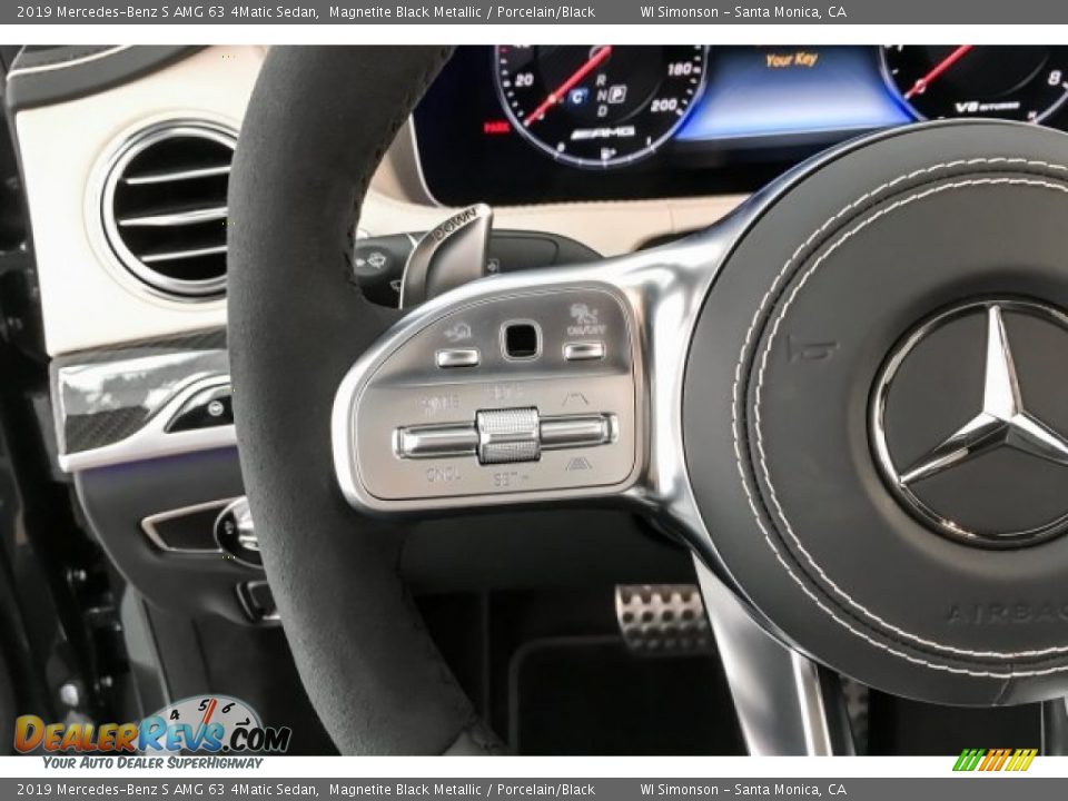 2019 Mercedes-Benz S AMG 63 4Matic Sedan Steering Wheel Photo #19