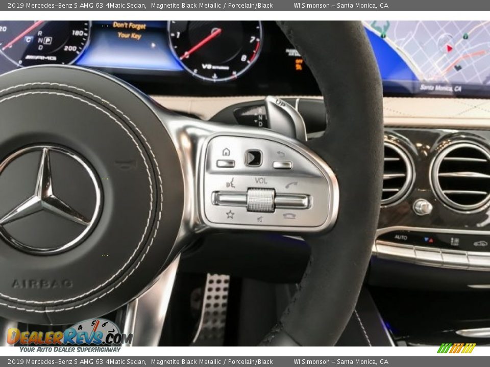 2019 Mercedes-Benz S AMG 63 4Matic Sedan Steering Wheel Photo #20
