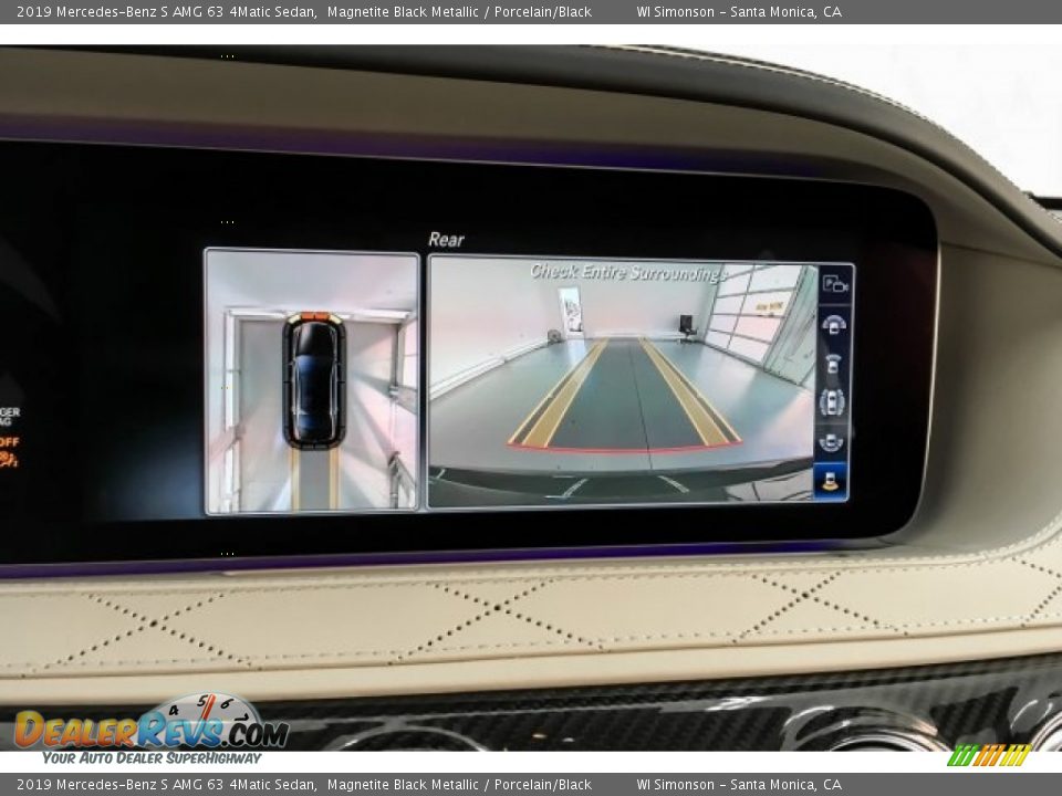2019 Mercedes-Benz S AMG 63 4Matic Sedan Magnetite Black Metallic / Porcelain/Black Photo #22