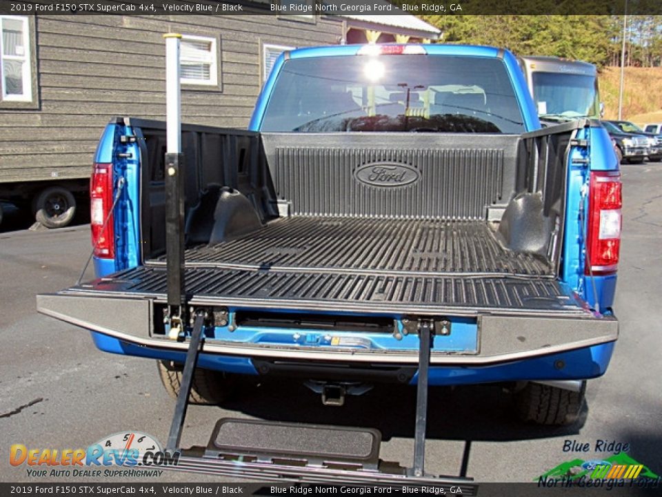 2019 Ford F150 STX SuperCab 4x4 Velocity Blue / Black Photo #17