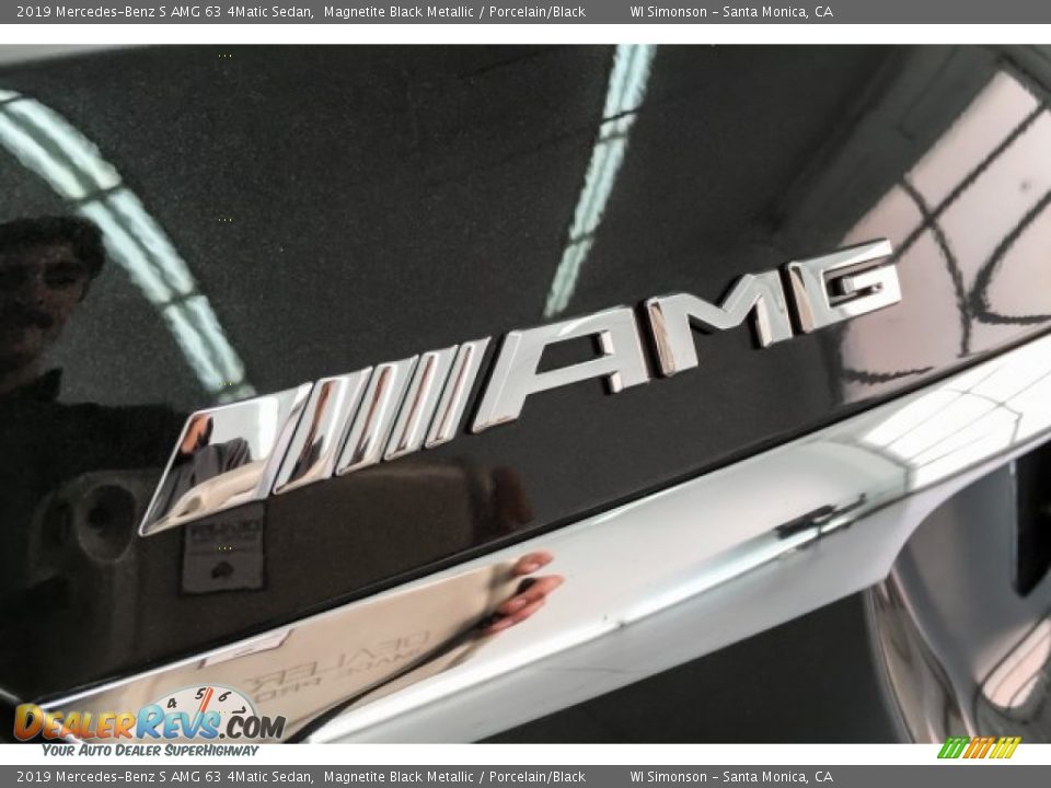 2019 Mercedes-Benz S AMG 63 4Matic Sedan Magnetite Black Metallic / Porcelain/Black Photo #28