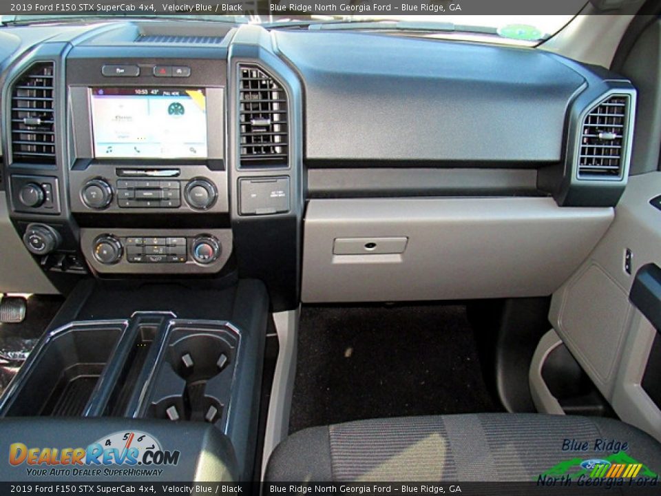 2019 Ford F150 STX SuperCab 4x4 Velocity Blue / Black Photo #20
