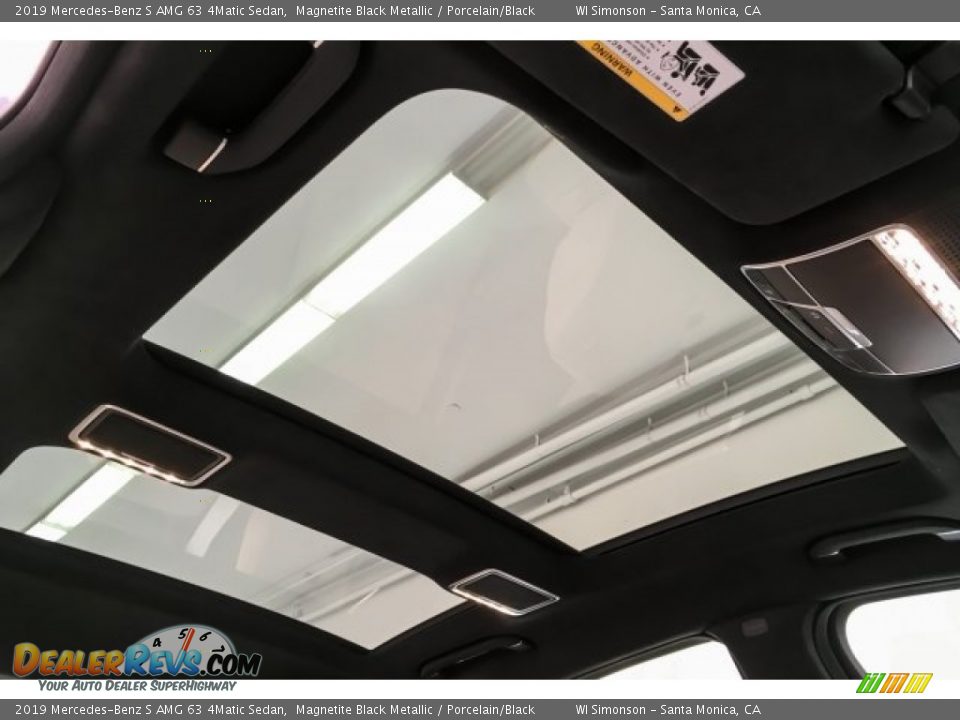 Sunroof of 2019 Mercedes-Benz S AMG 63 4Matic Sedan Photo #30