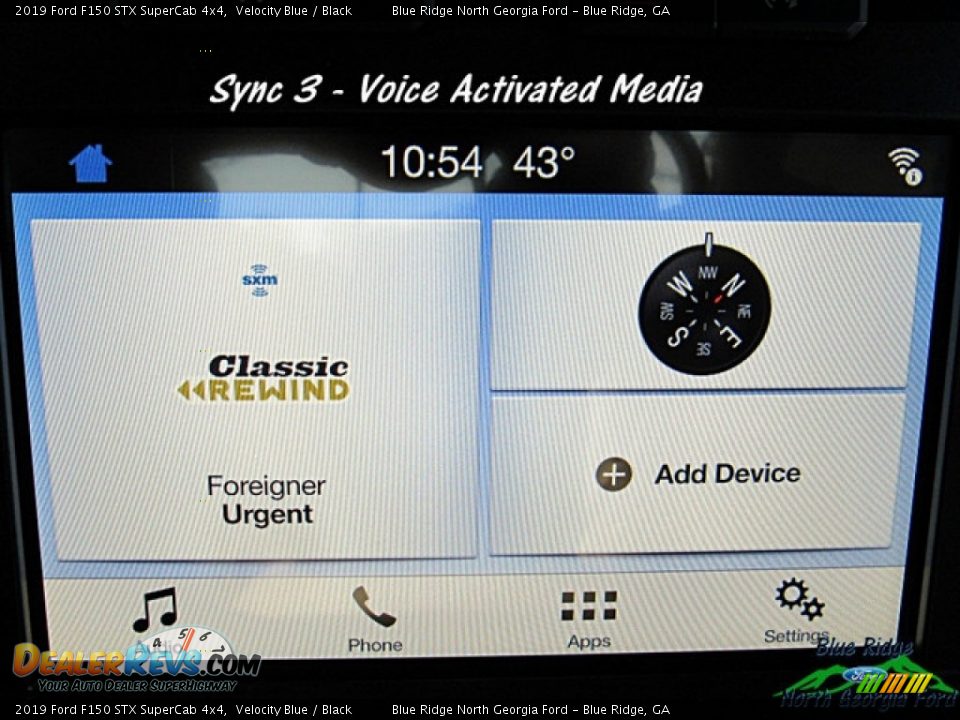 2019 Ford F150 STX SuperCab 4x4 Velocity Blue / Black Photo #23