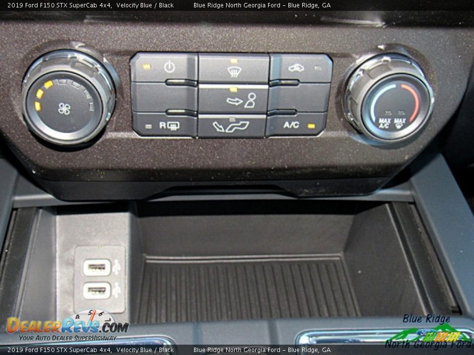 2019 Ford F150 STX SuperCab 4x4 Velocity Blue / Black Photo #25