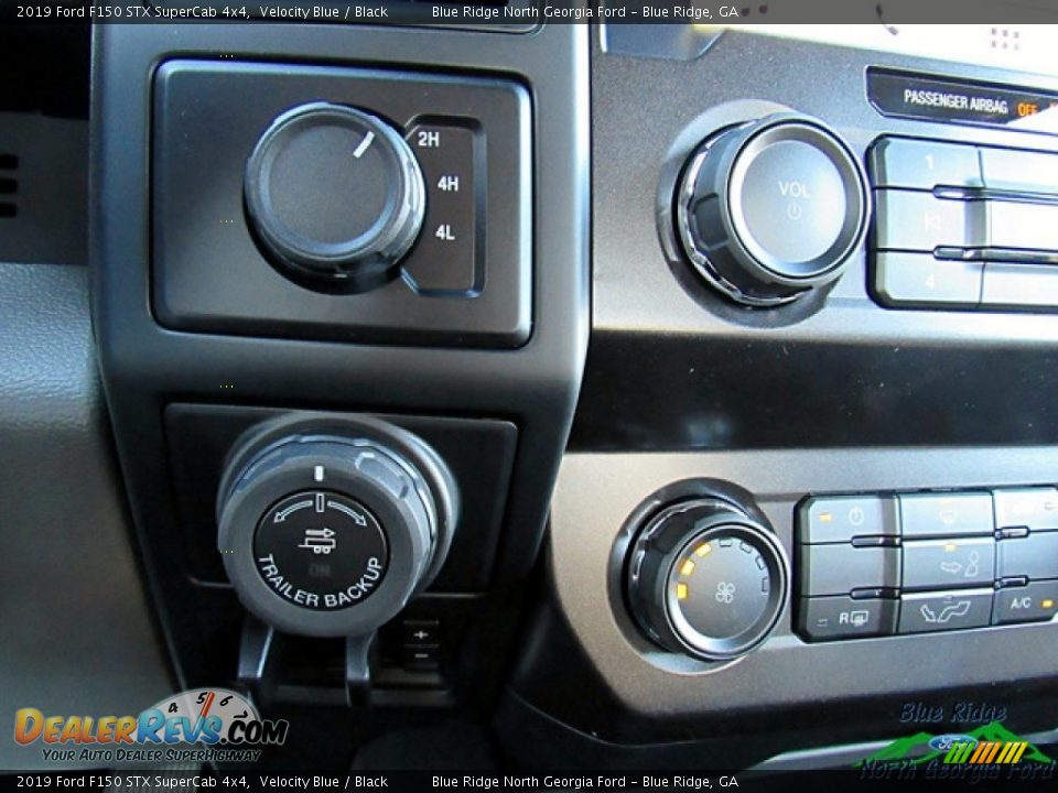 2019 Ford F150 STX SuperCab 4x4 Velocity Blue / Black Photo #26