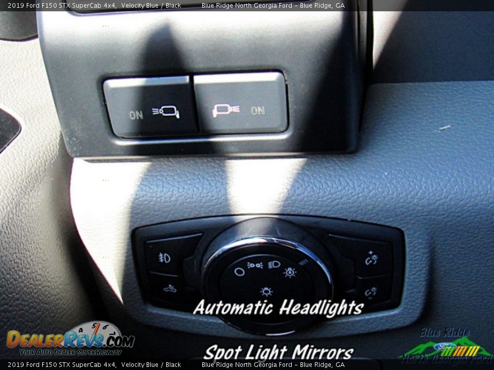 2019 Ford F150 STX SuperCab 4x4 Velocity Blue / Black Photo #27