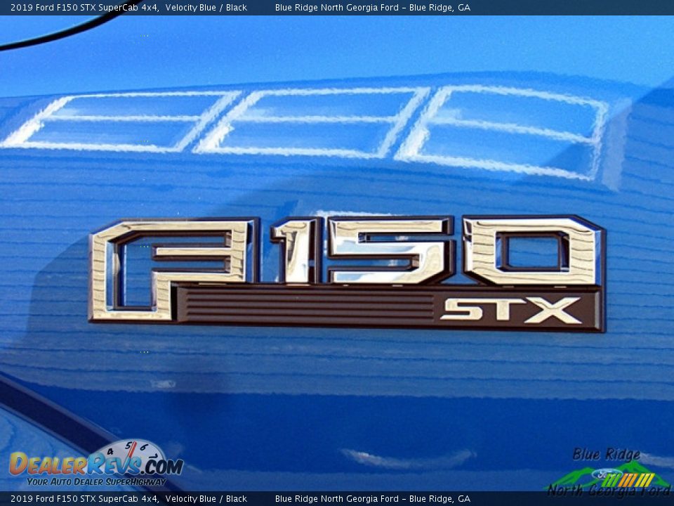 2019 Ford F150 STX SuperCab 4x4 Velocity Blue / Black Photo #34