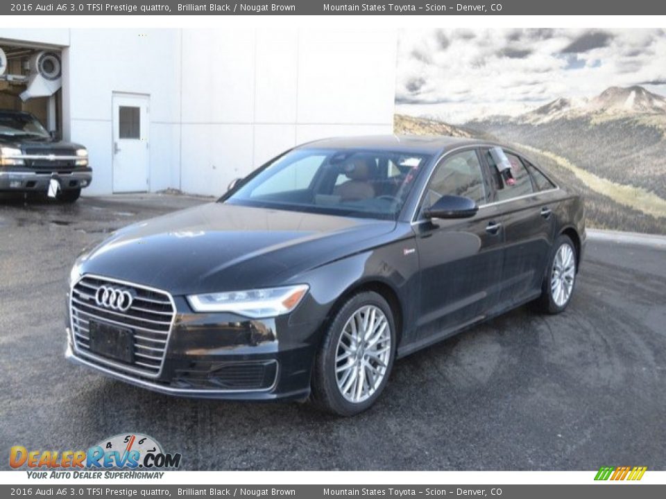 2016 Audi A6 3.0 TFSI Prestige quattro Brilliant Black / Nougat Brown Photo #2