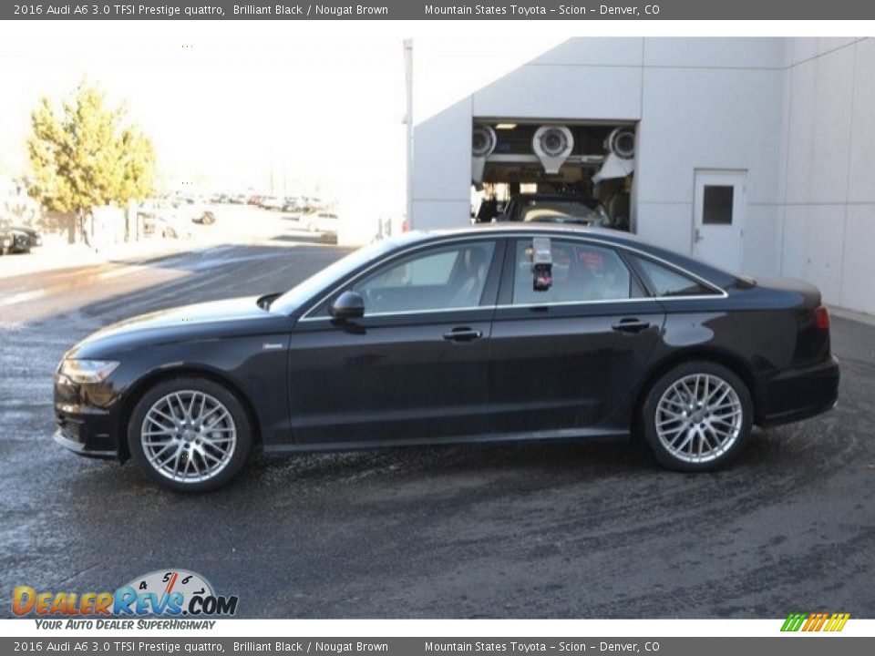 2016 Audi A6 3.0 TFSI Prestige quattro Brilliant Black / Nougat Brown Photo #3