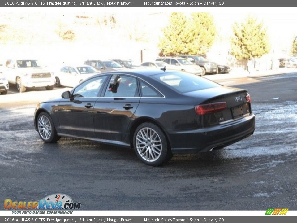 2016 Audi A6 3.0 TFSI Prestige quattro Brilliant Black / Nougat Brown Photo #4