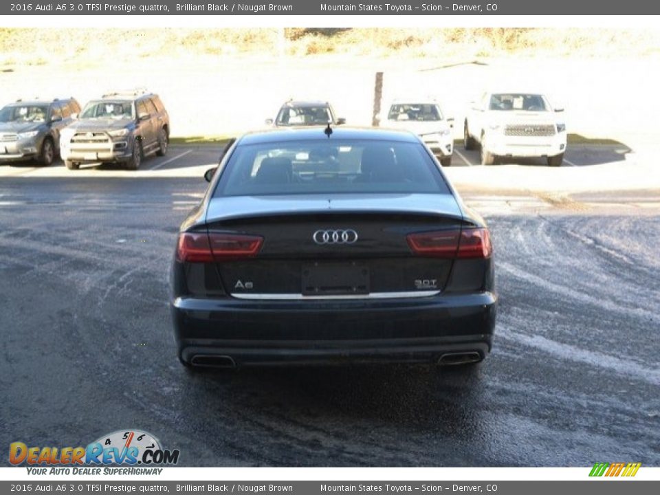 2016 Audi A6 3.0 TFSI Prestige quattro Brilliant Black / Nougat Brown Photo #5